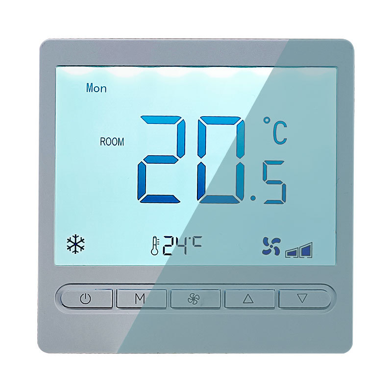 新款宽屏水地暖温度控制器壁挂炉温控器WIFI无线手机远程控制器