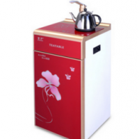 红色家用立式饮水机制热直饮水机沸腾即热茶吧机批发