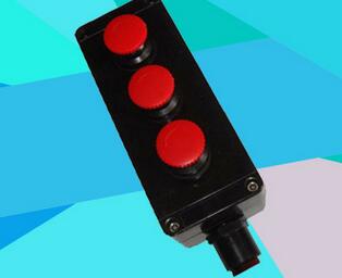 BA8050-A3防爆防腐控制按钮3急停防爆按钮盒3孔 WF2