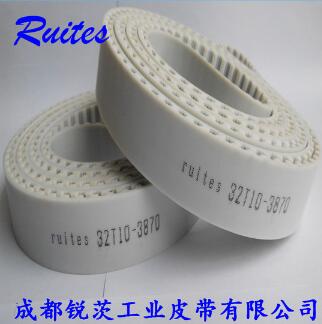 同步带聚氨酯同步带PU同步带聚氨酯带加红胶加绿布加挡块