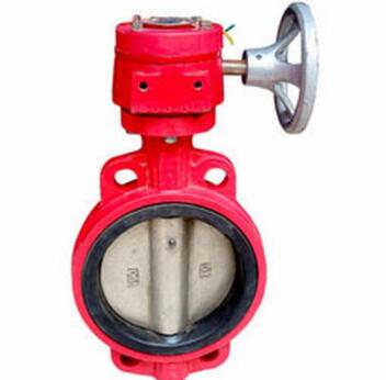 厂家供应沟槽涡轮信号蝶阀，质量有保证，消防专用，全网底价