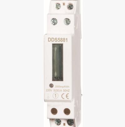 DDS228型1P单相导轨式电能表带RS485通讯远程抄表
