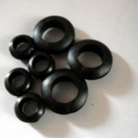 黑色双面护线圈橡胶圈过线圈密封圈