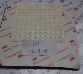 厂家直销 高品质半球形硅胶垫透明脚垫 单面背3M强力胶胶垫 批发