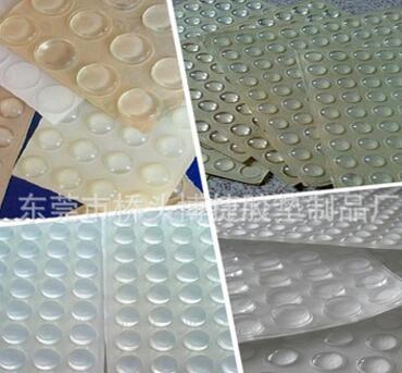 厂家批发防滑防震透明胶垫3m透明脚垫玻璃胶垫硅胶垫片透明硅胶垫