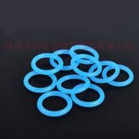 工厂批量生产夜光硅胶O型圈 蓝色光硅胶O形圈