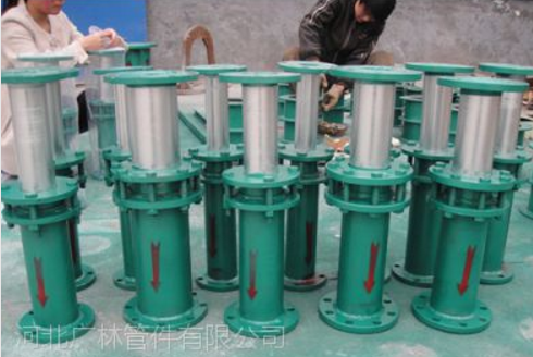 河北广林厂家直销优质不锈钢套筒式补偿器、压盖式套筒补偿器