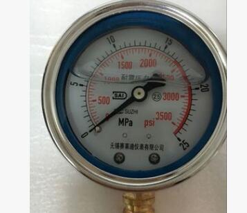 无锡厂家直销充油耐震压力表 气压表 油压气压表 径向耐震 YN60