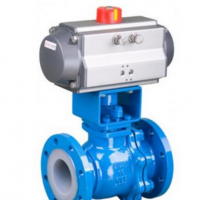 供应Q641F46气动衬氟球阀 君正 厂家价格 结构