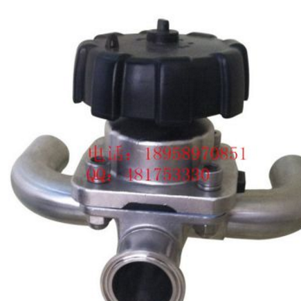 卫生级隔膜阀HY快装U型三通隔膜阀，双层隔膜阀优质产品