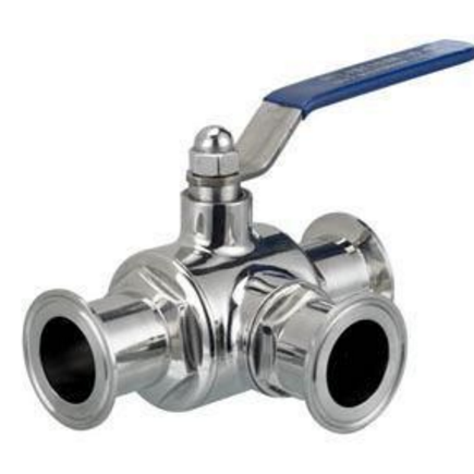 山西华特隆快装阀门不锈钢Q84F卫生级快装三通球阀