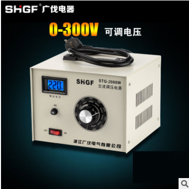 新款调压器 单相调压器2KW 数显调压器 2000VA 0-300V图1