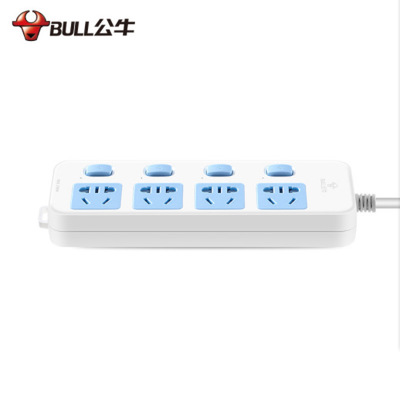 正品公牛插排转换器 4位插座带4独立开关排插接线板BULL GN-315