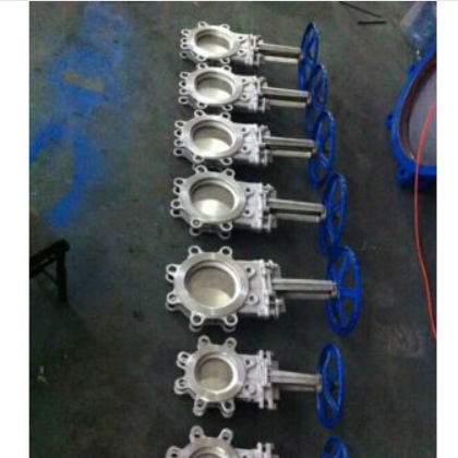 永嘉县双茂阀门制造Z73X浆液阀 Z573W刀型闸阀 平板闸阀图1