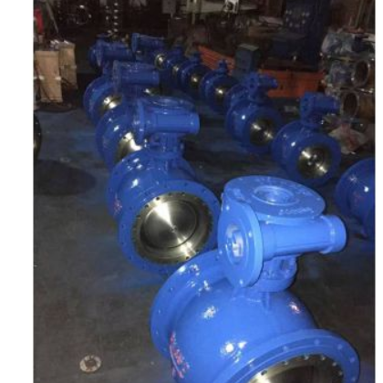 永嘉县双茂阀门制造QP47H/QP347F/H偏心半球阀 厂家直销图1