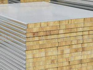岩棉彩钢夹芯板