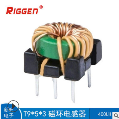 深圳厂家订做铁氧体锰锌R10K高导绿环 T9*5*3磁环电感 滤波器底座