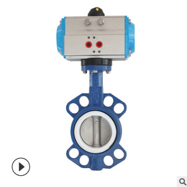 厂家直销 不锈钢法兰气动蝶阀 卫生级对夹式快装蝶阀 可来电咨询