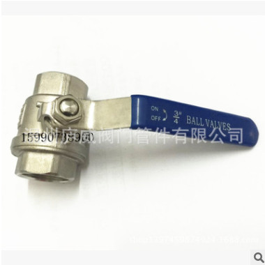 不锈钢二片式球阀 内螺纹手动球阀 304 Q11F球阀厂家 低压阀门图1