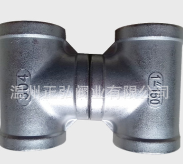 厂家现货正304不锈钢三通1寸三通T型内丝三通DN25三通规格价格