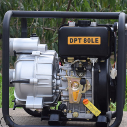 3寸柴油排污水泵启动 工业排灌自吸泵 农用水泵排污排灌机械