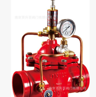 沟槽水力控制阀G500X沟槽泄压阀 持压泄压阀 沟槽式持压泄压阀