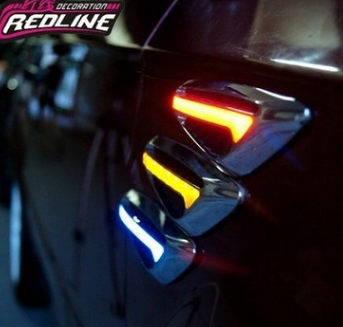 汽车LED刀锋转向灯 改装转向灯 led 改装叶子板灯 LED转向灯 通用