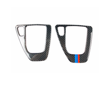 适用于宝马E9023老3三系碳纤维换挡位中控制面板台汽车改装内饰贴