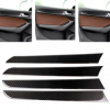 适用奥迪2009-2016audiA4B8碳纤维门板装饰贴门拉手条盖板四件套