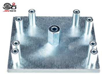 海拉q5双光透镜定位打孔板 定位凸模调光Q5海拉定位板