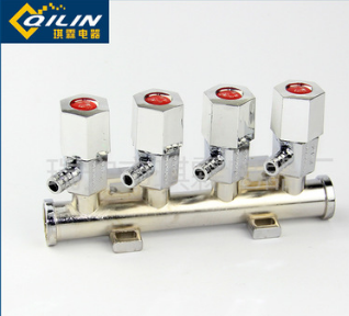 厂家直销货车淋水器配件淋水阀合金分水器总成淋水器开关四五六通