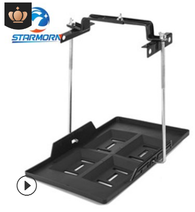 河间市霖峻旺 蓄电池稳定托盘支架 汽车电瓶牢固塑料托盘支架