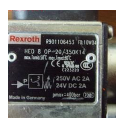 力士乐压力继电器HED8OH-2X50K14S图1