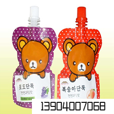 鲜奶异型吸嘴袋/沈阳源丰塑料