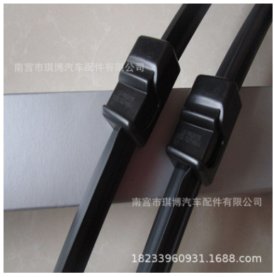 厂家批发无骨雨刷器三段式铁架有骨U型接口雨刮器