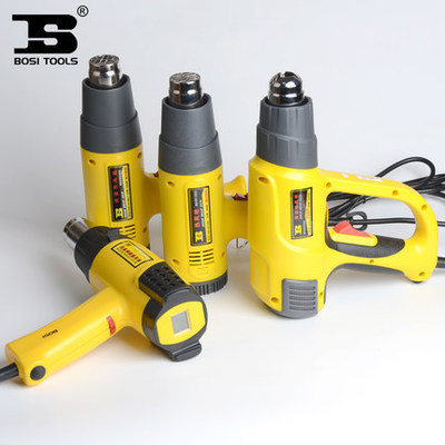 波斯工具数显调温热风枪 1600W 2000W 大功率塑料热风枪 高温烤枪