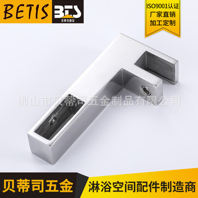 淋浴房不锈钢拉杆佛山厂家现货批发不锈钢玻璃门拉手卫浴五金配件