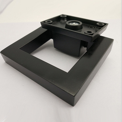 大号家具拉手 黑色大号拉手环 方形锌合金敲门器 方形拉手环