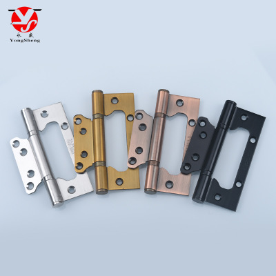 5寸不锈钢子母合页 免开槽室内门卧室房门实木门轴承铰链合页