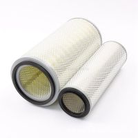 K2040铁盖空滤适配南骏重汽王牌757B货车挖掘机收割机空气滤清器