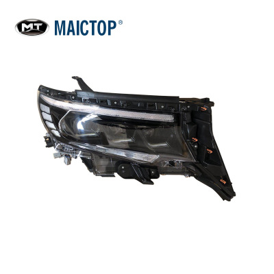 格瑞德汽车配件大灯适用于霸道三个天使眼大灯2018-2020款新款