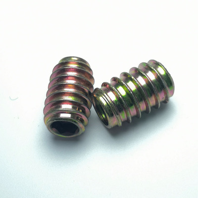 内外牙螺母 内六角无介家具实木连接螺母 直通预埋螺母M6 M8