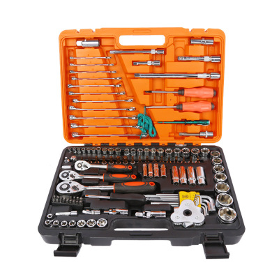 批发厂家直销121件汽修组套套筒棘轮组合批头扳手综合汽修保养