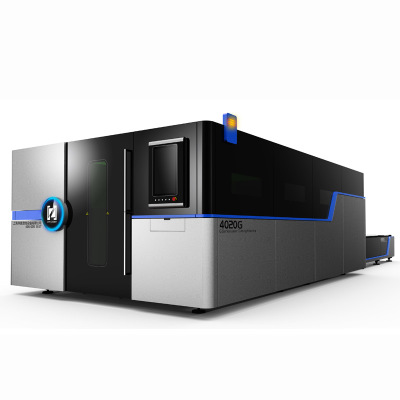 华族激光 全包围光纤激光切割机设备双工作台2000W金属板材铝合金