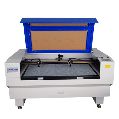 1610双头激光切割机 布料皮革激光裁切机 毛料绒布玩具激光切割