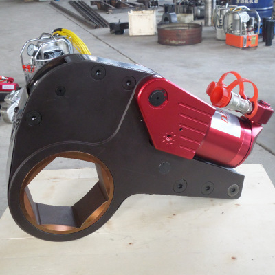 中空型液压扭矩扳手厂家航空机械风电设备用铝钛合金液压扭矩扳手