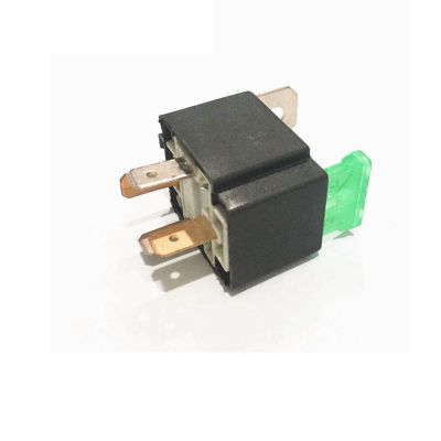 厂家供应汽车继电器12V带30A保险片四脚常开型摩托车汽车通用