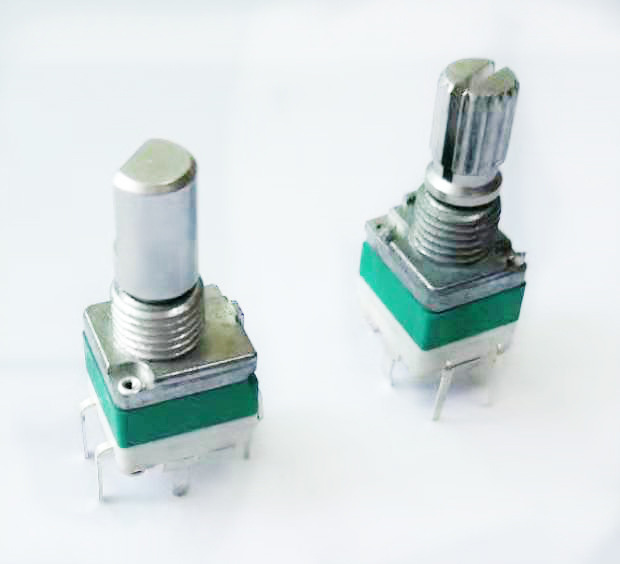 惠州电位器厂家 立式按压带开关自动复位可调电位器 轴长可定制
