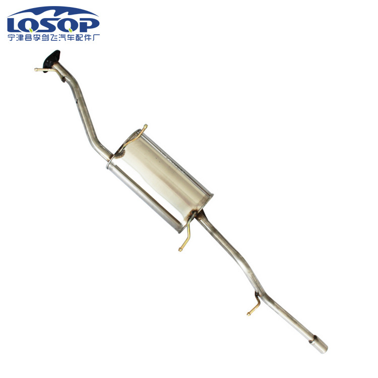 新长安之星6363加长版后节静音型排气管汽车消声器 (3)