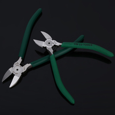 银鹿五金工具高碳钢电子电工斜口钳6寸偏口斜嘴钳剪钳手动水口钳